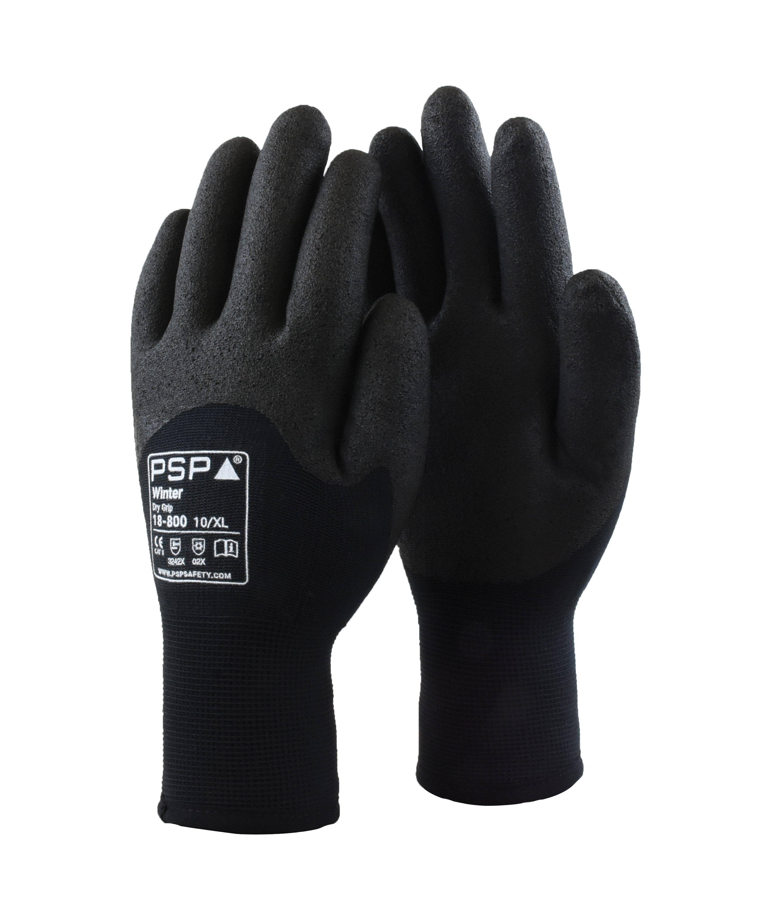 PSP 18-800 Dry Grip Winter zwart, mt 11