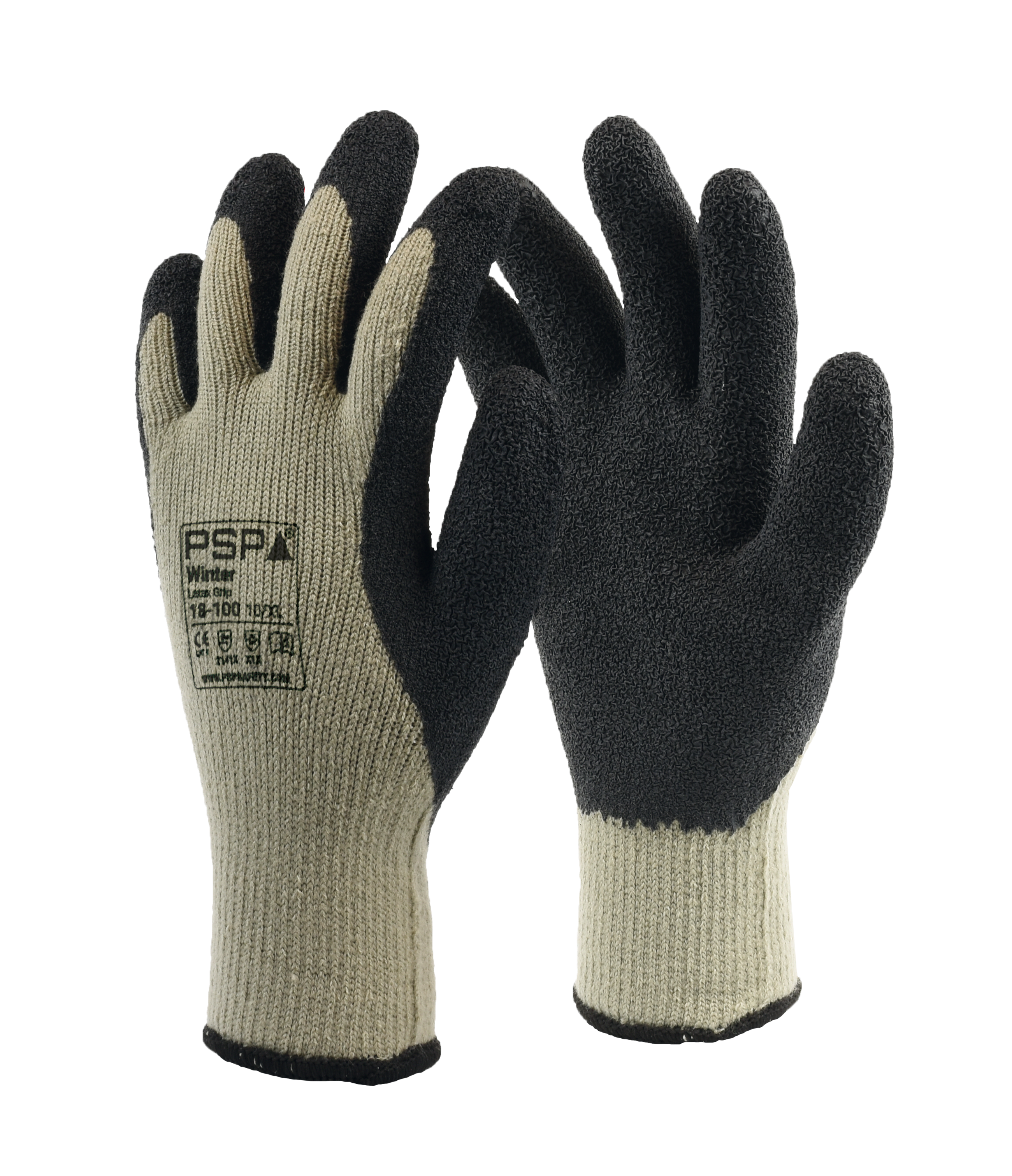 PSP 18-100 Winter Latex Black/Grey, 9