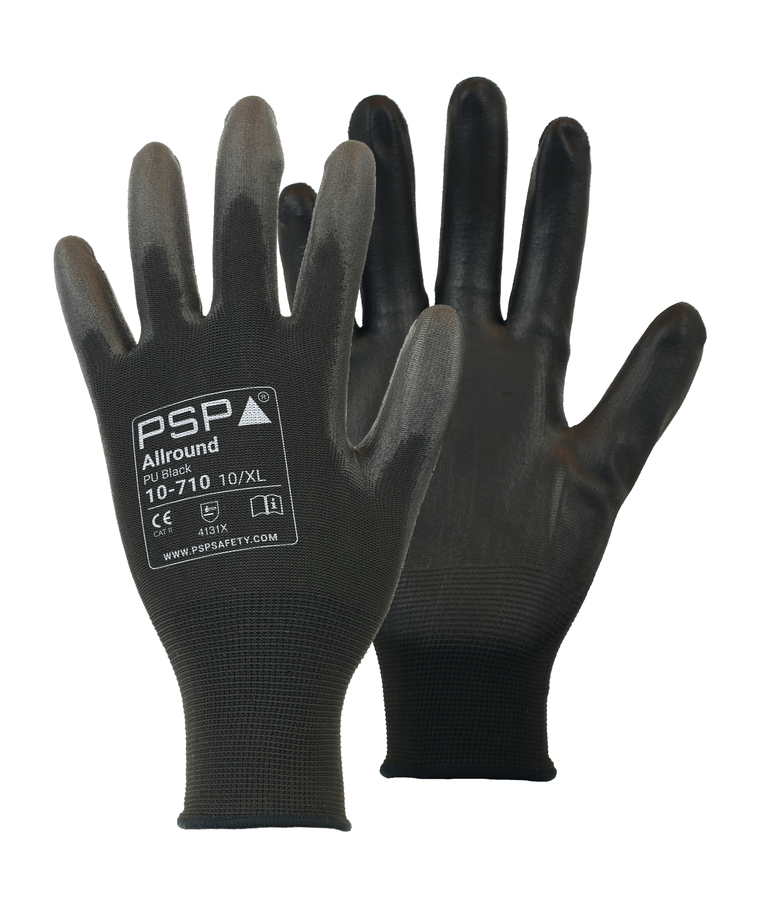 PSP 10-710 Allround PU Black Nylon, 6